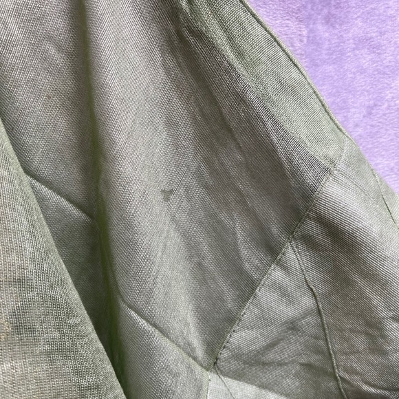 Agha Noor Kurta Tunic Womens S Embroidered Gold Lime Green Gauzy Pakistani - Picture 14 of 14